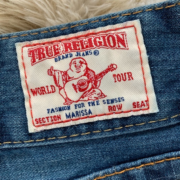 NWOT! TRUE RELIGION, Denim Skirt - Picture 7 of 9